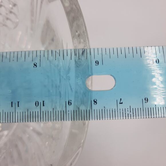 ShannoN Crystal by Godinger Lead Crystal Hospitality Pineapple Footed Bowl - Picture 9 of 16